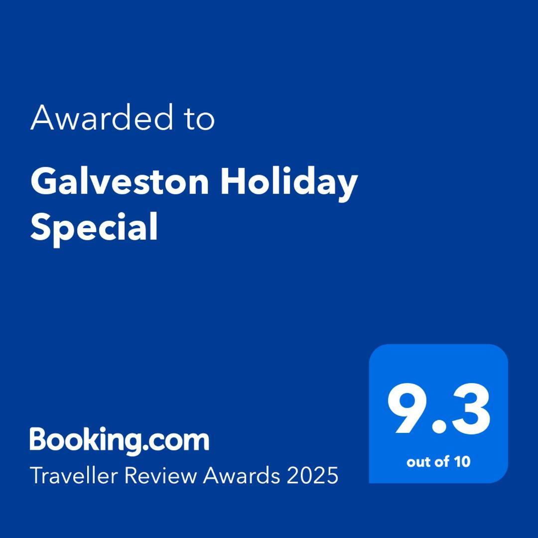 1 Min To Beach Ocean Breeze 3Br Fast Wifi Galveston Luaran gambar
